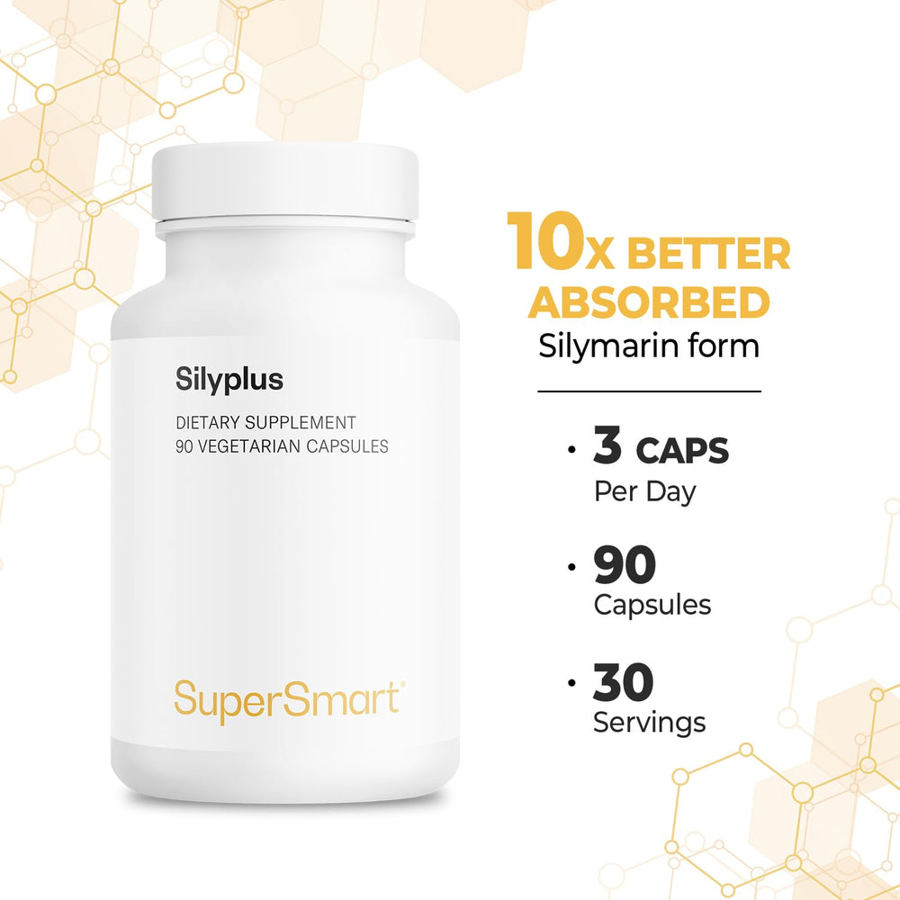 90 vegetarian capsules of Supersmart SilyPlus for convenient daily use