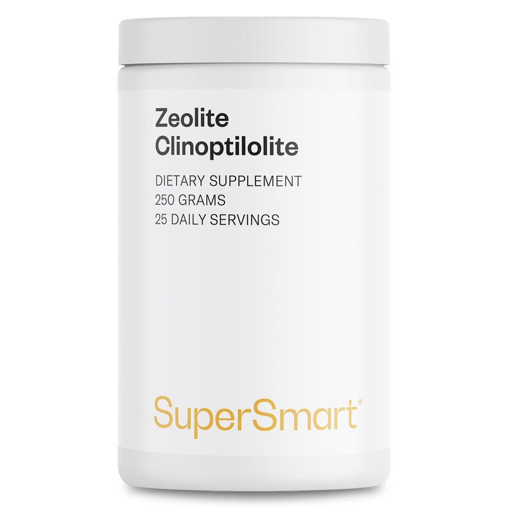 Supersmart Zeolite Clinoptilolite powder bottle ready for daily mineral routine