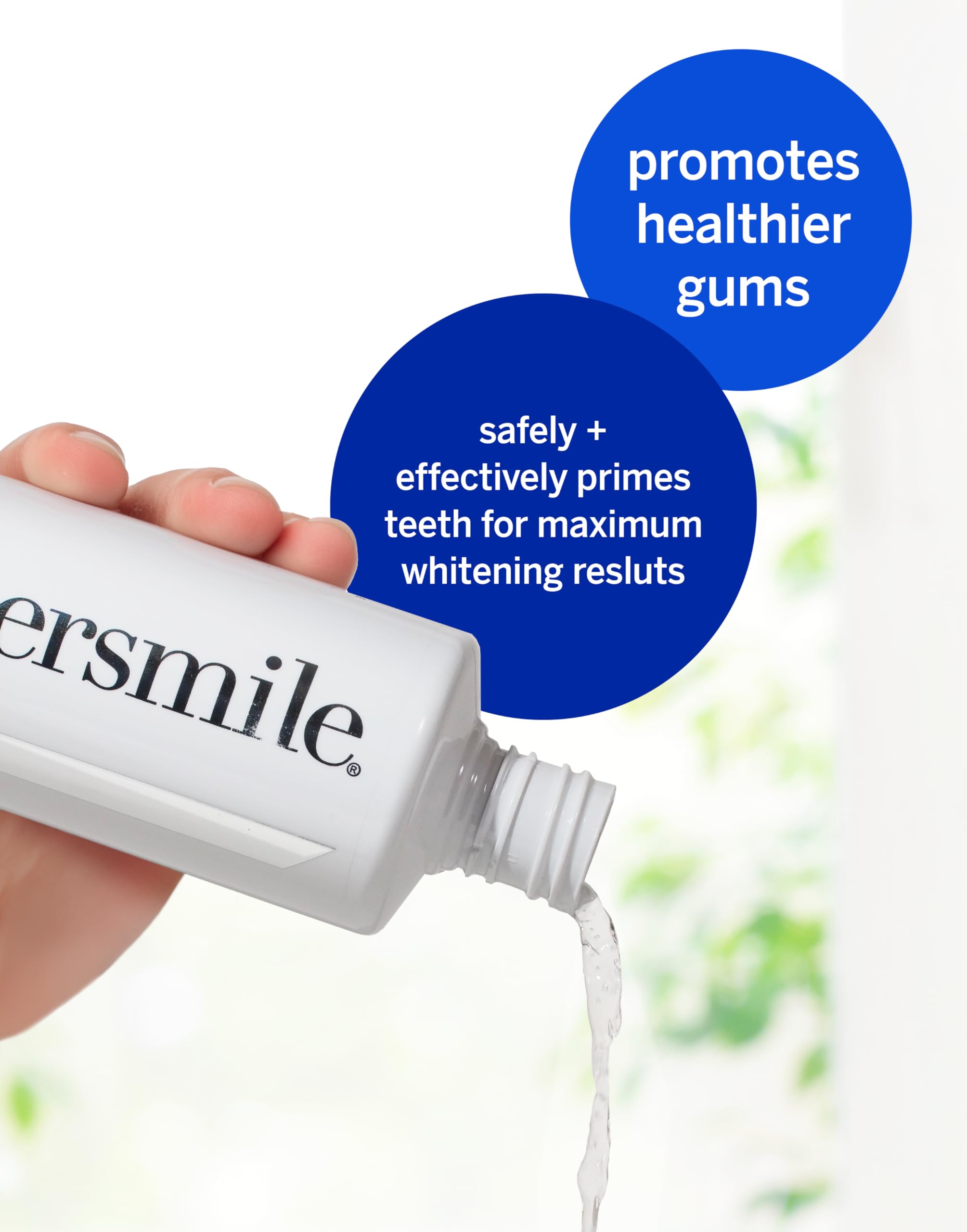 Supersmile before after smile illustrating brightness progression