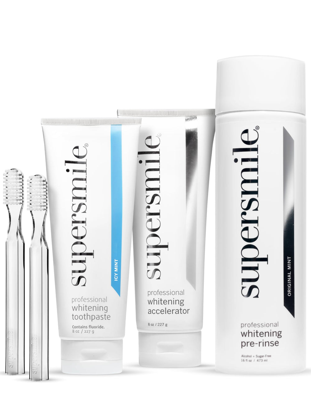 Supersmile ICY Mint toothpaste brightening with cooling sensation during brushing