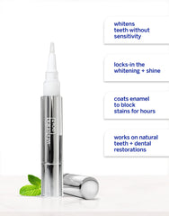 Supersmile Whitening Bolt on-teeth application demonstrates quick, easy whitening routine.