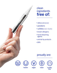 Supersmile Whitening Bolt travel case highlights easy, portable whitening kit.