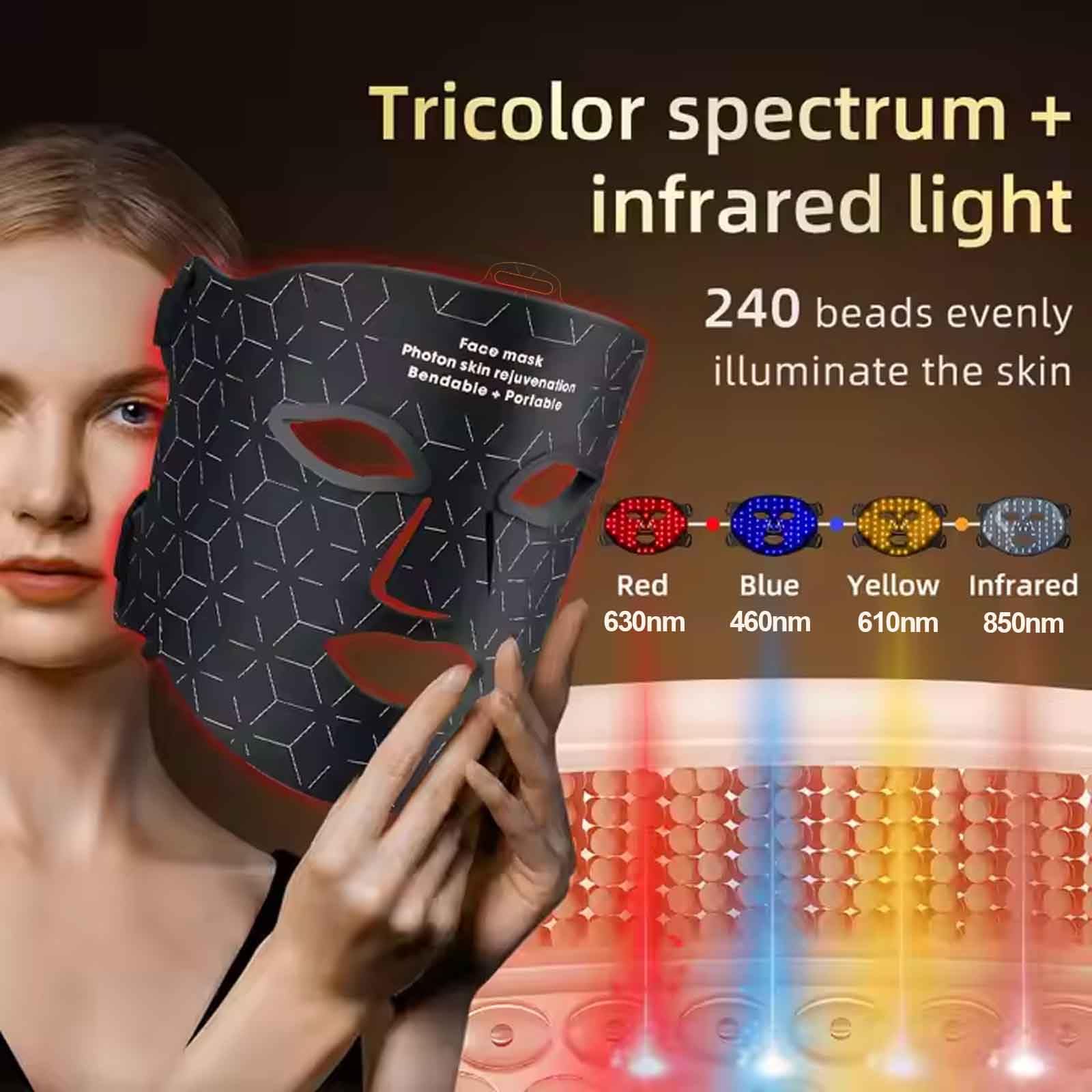 Supersred soft silicone mask designed for all skin types