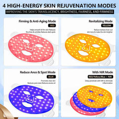 Supersred travel-ready LED mask portable for on-the-go skincare