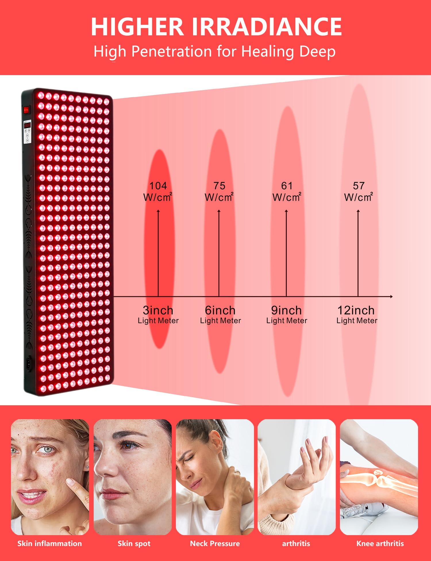 Supersred user experience with relaxing warmth during use