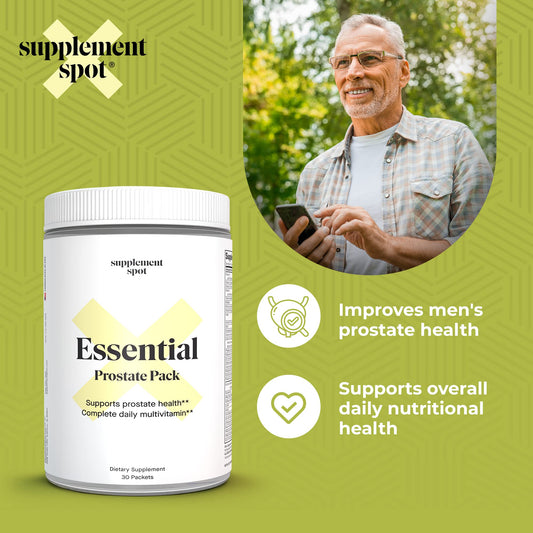 Supplement Spot Daily Pack front view shows seven-pill daily routine