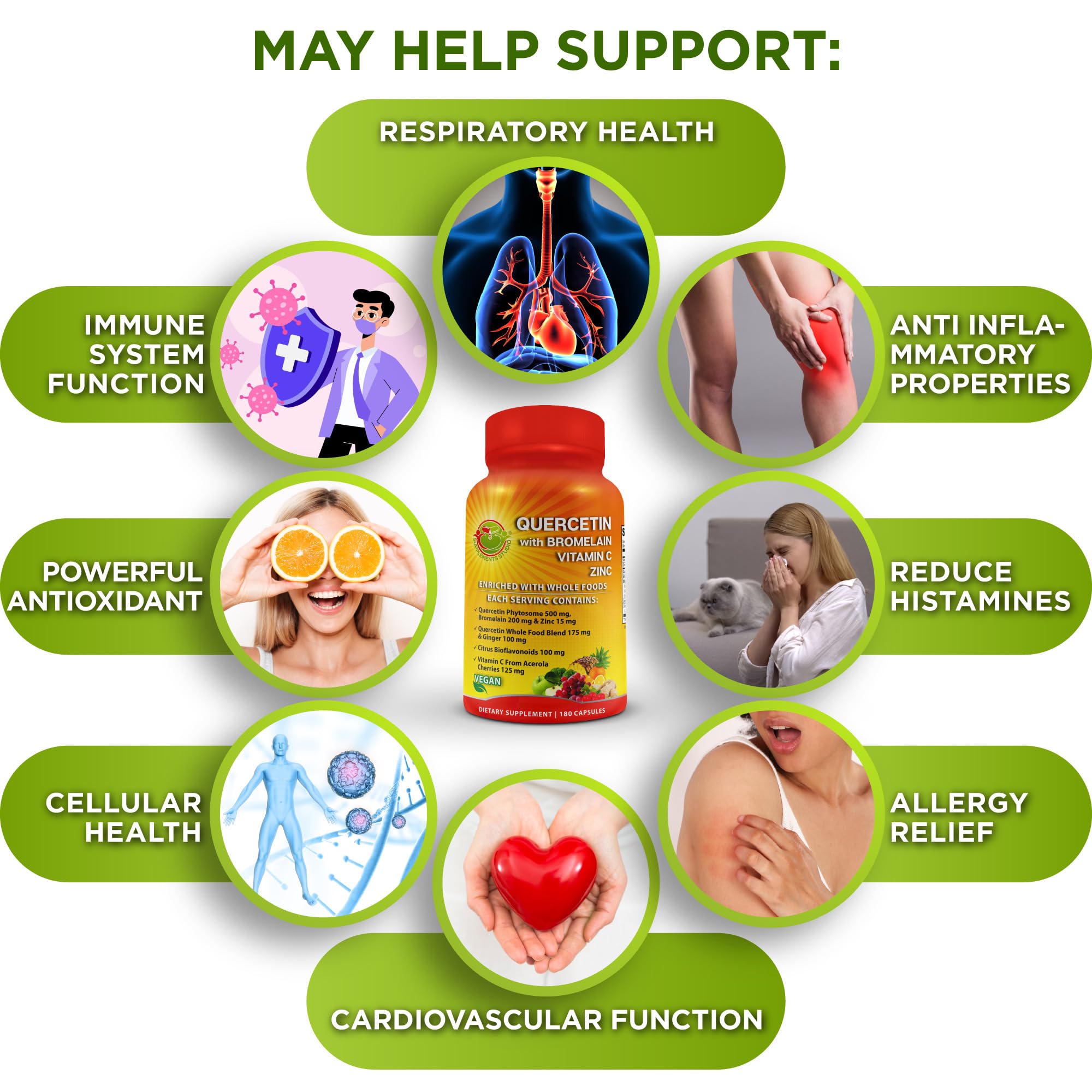 SUPPLEMENTS STUDIO acerola-cherry-vitamin-c label highlights natural vitamin C from ripe cherries.