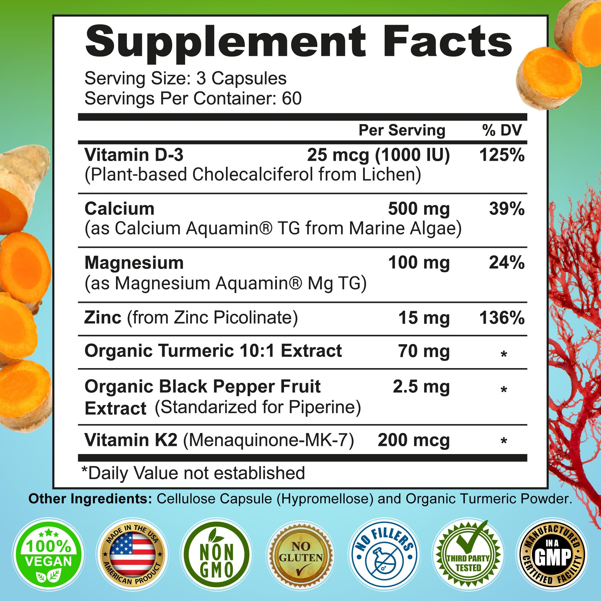 The SUPPLEMENTS STUDIO third-party lab testing label confirms purity