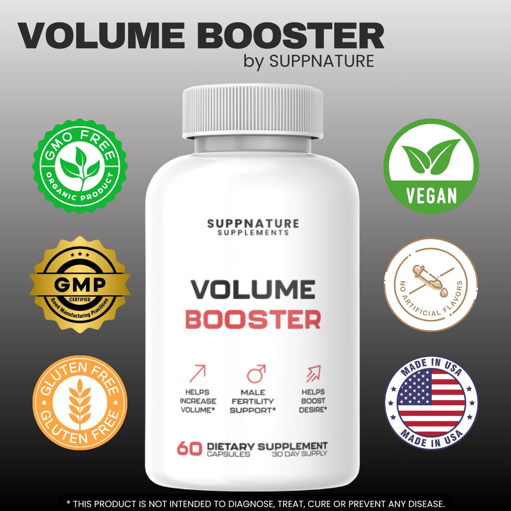 SuppNature Volume Booster morning routine imagery inviting consistent daily support