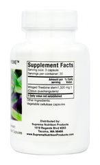 Close-up of Supreme Nutrition Cissus Supreme capsules shows a pure vegetarian formula for daily use.