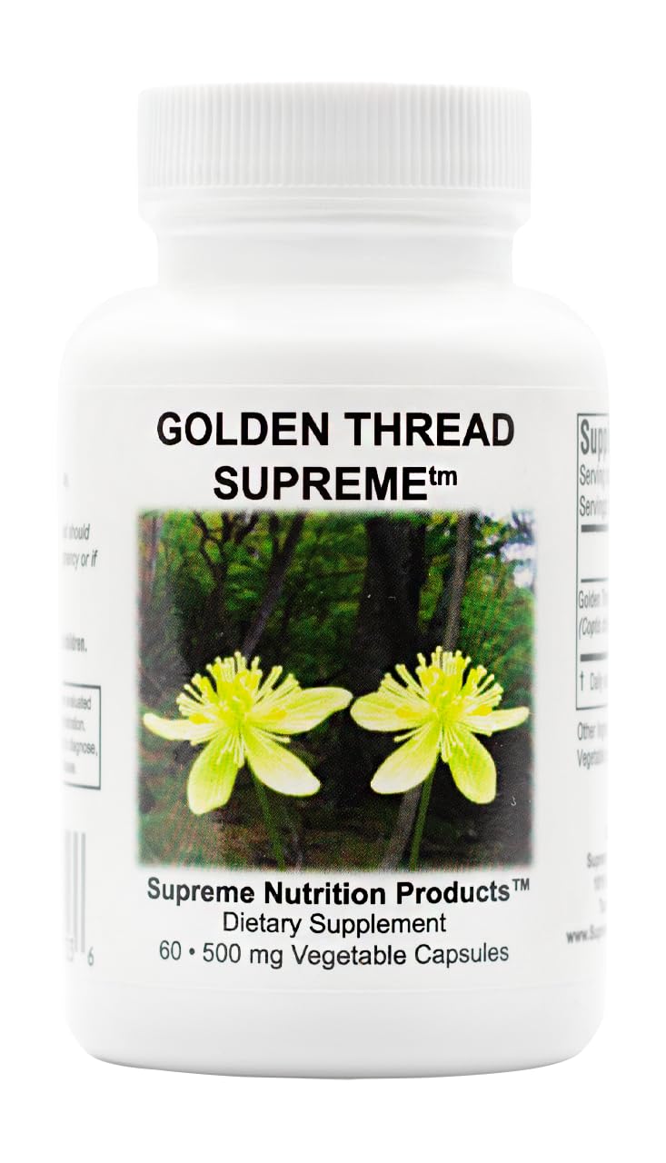 Supreme Nutrition Golden Thread Supreme bottle front view for daily wellness.