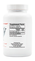 Supreme Nutrition grass-fed sheep heart capsules close-up highlighting pure ovine heart capsules for daily use
