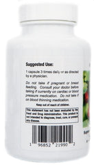 Supreme Nutrition Hawthorn capsules close-up showing pure hawthorn content.