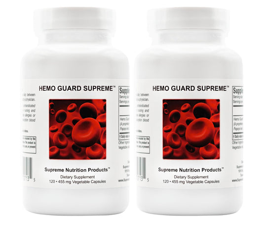 Supreme Nutrition Hemo Guard Supreme bottle front view for daily wellness