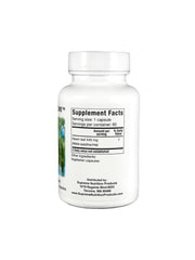 Side-view bottle of Melia Supreme highlighting plant-based neem capsules for easy daily use.