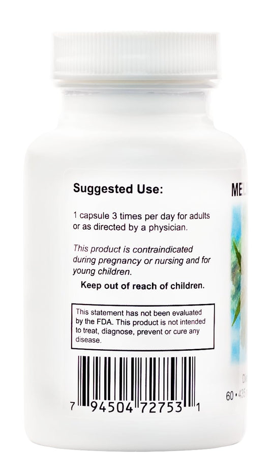 Supreme Nutrition Melia Supreme neem packaging front with easy-to-read label.