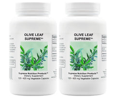 Supreme Nutrition Olive Leaf Supreme bottle with pure capsules for daily support