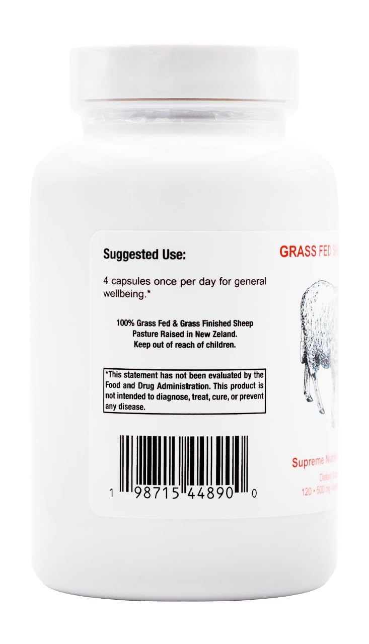 Supreme Nutrition pasture-raised New Zealand heart source for clean nutrition.