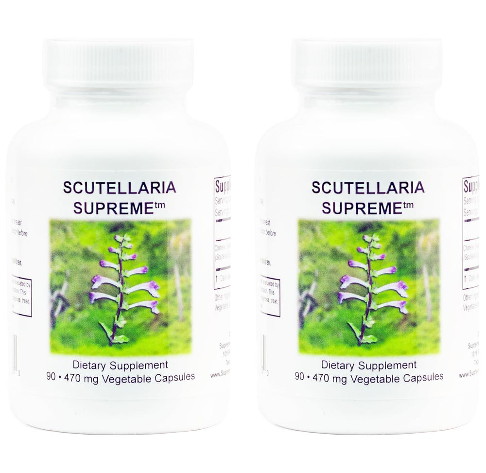 Supreme Nutrition Scutellaria Supreme bottle with capsules for daily wellness
