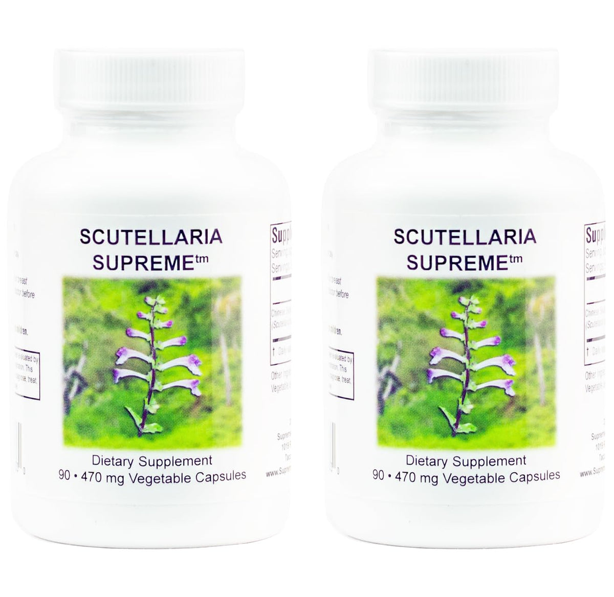 Supreme Nutrition Scutellaria Supreme bottle with capsules for daily wellness