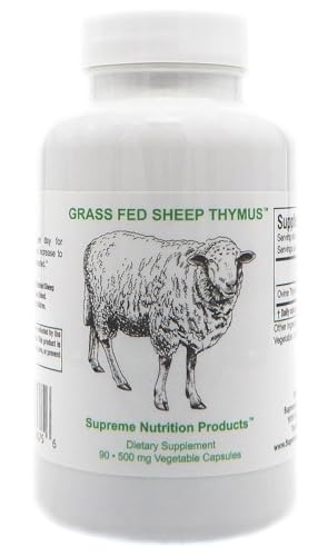 Supreme Nutrition sheep thymus pack ready for ongoing supplementation