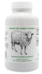 Supreme Nutrition sheep thymus pack ready for ongoing supplementation