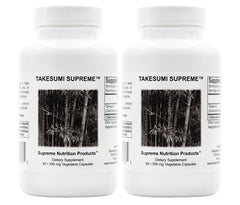 Supreme Nutrition Takesumi Supreme bottle front shows clean label and vegetarian charcoal capsules for daily use