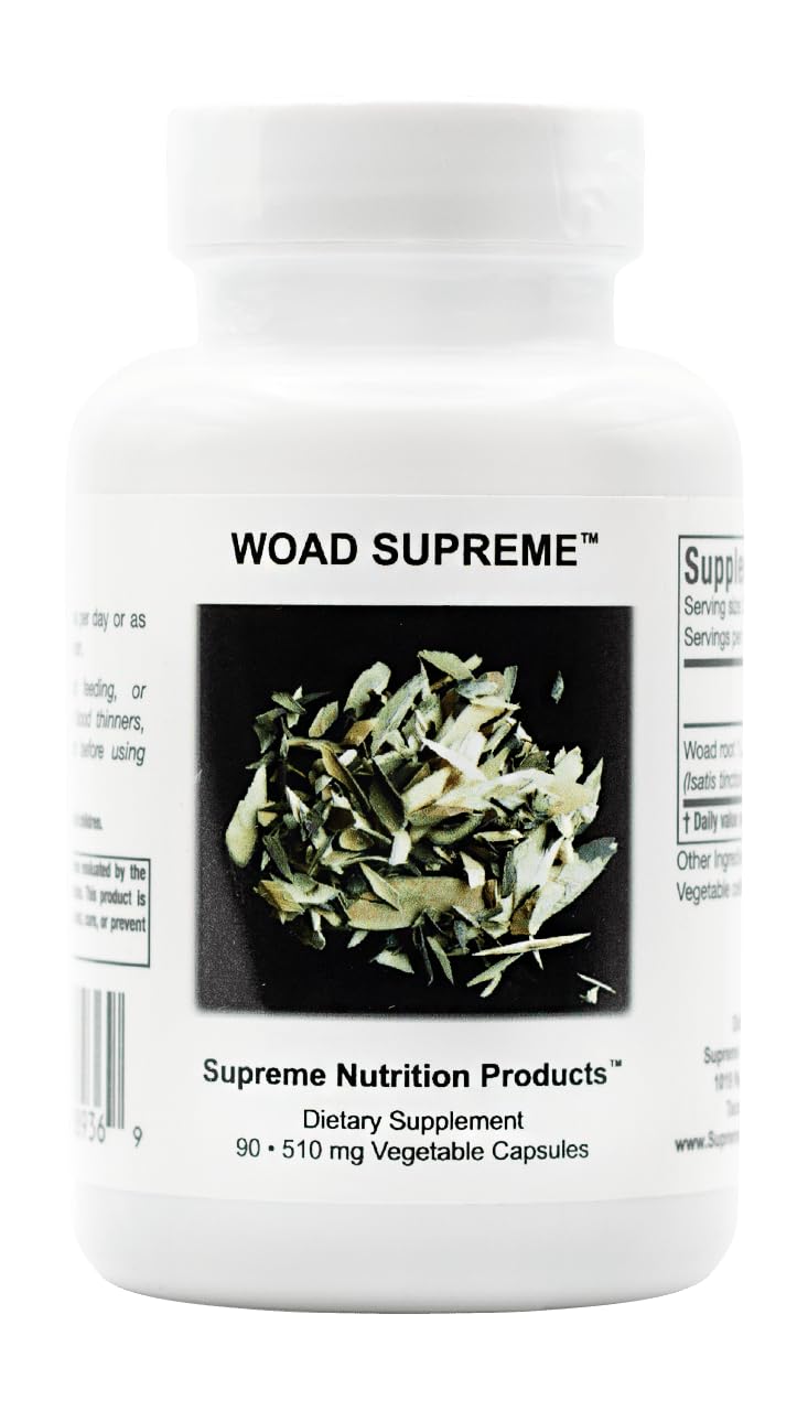 Supreme Nutrition Woad Supreme bottle pour supports an easy daily routine.