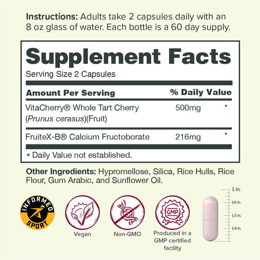 Sur Joint Support bottle side shows nutrition facts for informed daily dosing.