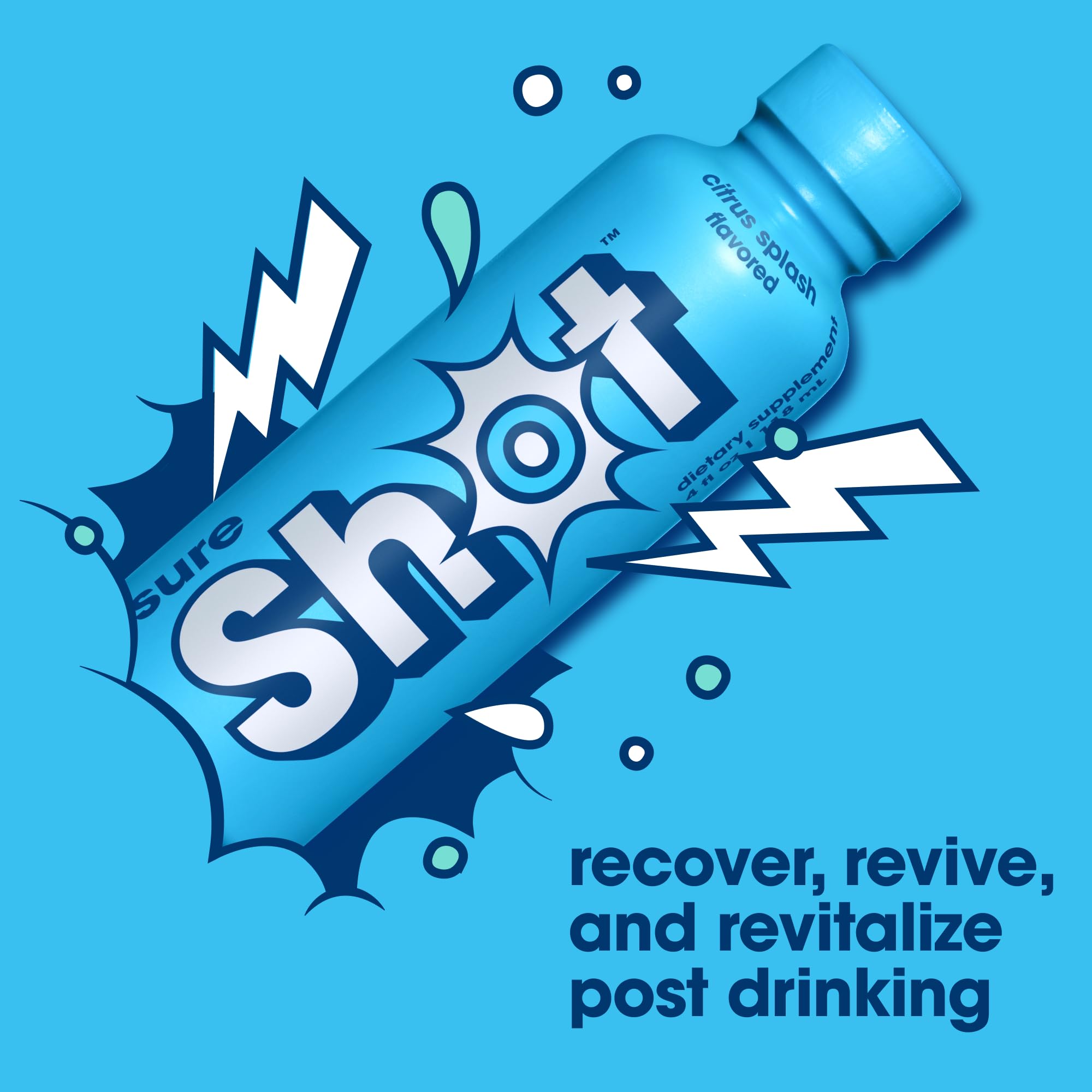 Sure Shot Citrus Splash caffeine boost in a chilled bottle