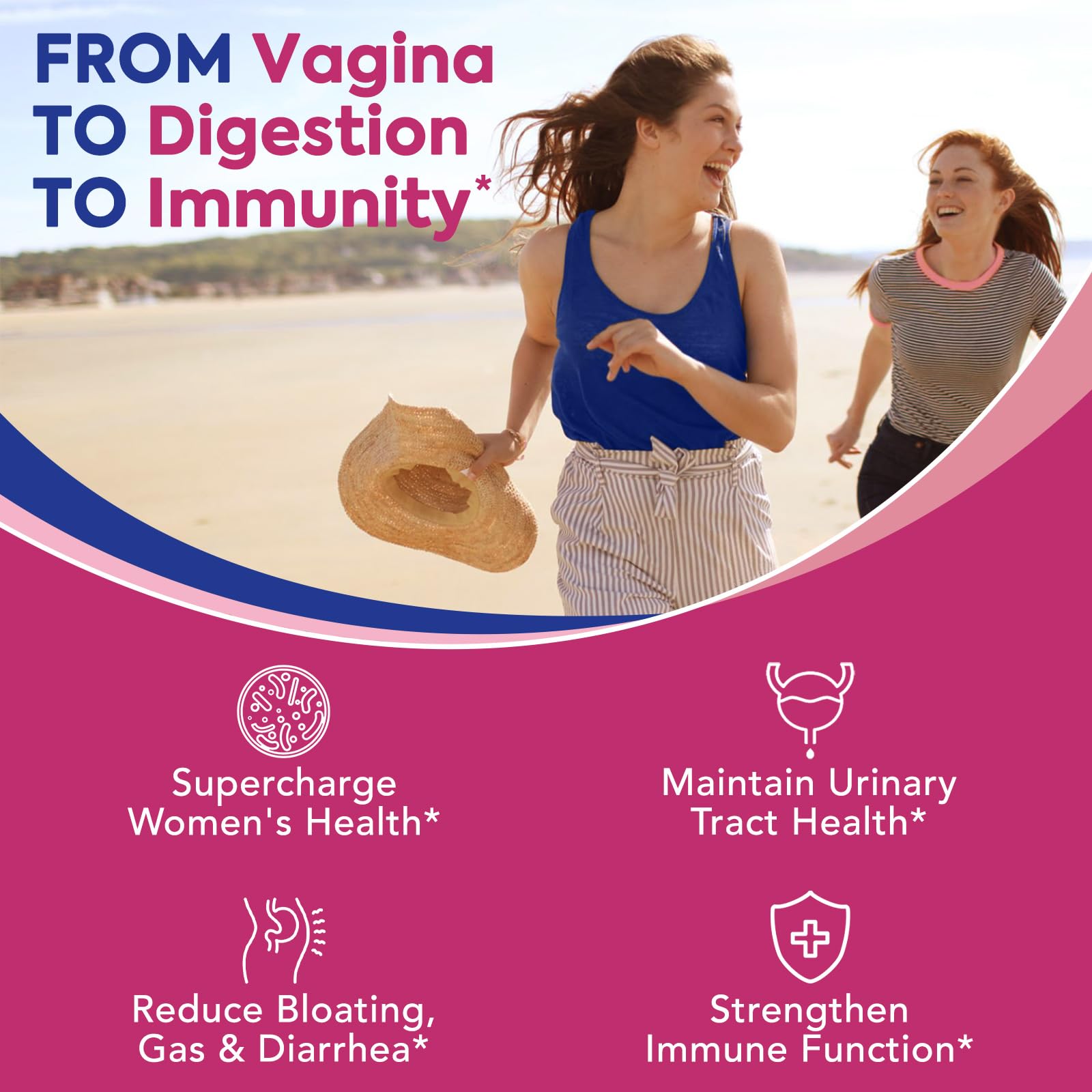 Organic cranberry extract visual for antioxidant support and feminine health benefits.