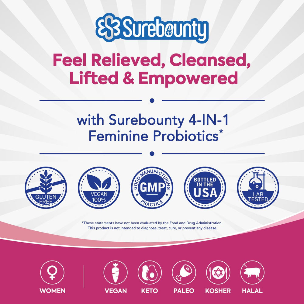 Surebounty Probiotics for Women daily-use capsule scenario