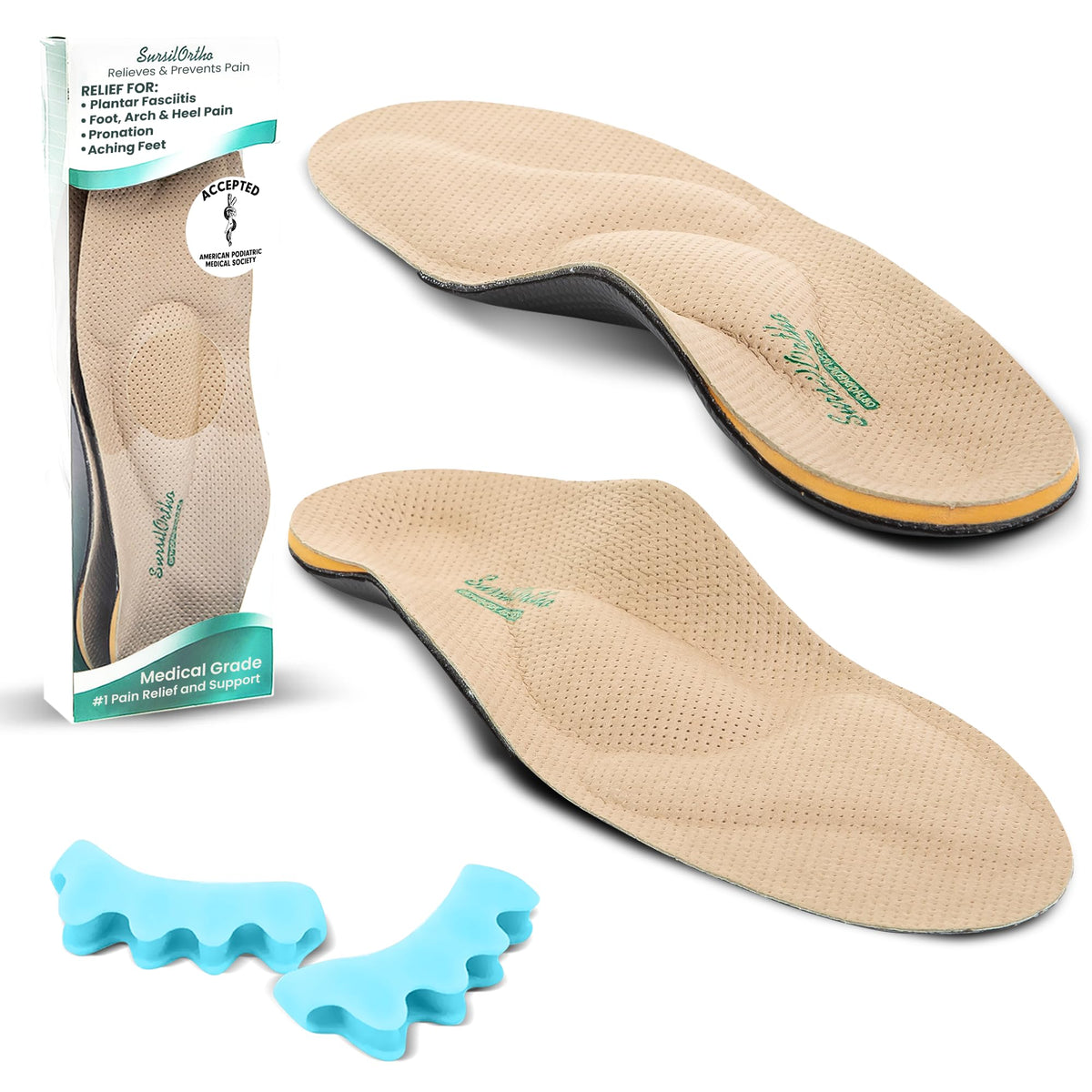 SursilOrtho HeelCup built for bruised heel spots, improving stability with every step.