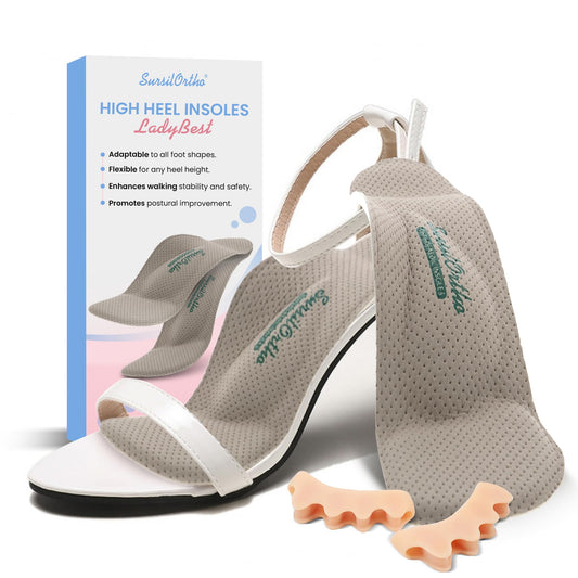 SursilOrtho high heel orthotic insole with invisible profile boosts stability in dress shoes.