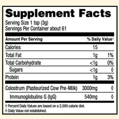 Close-up of creamy texture in Surthrival Colostrum Powder.