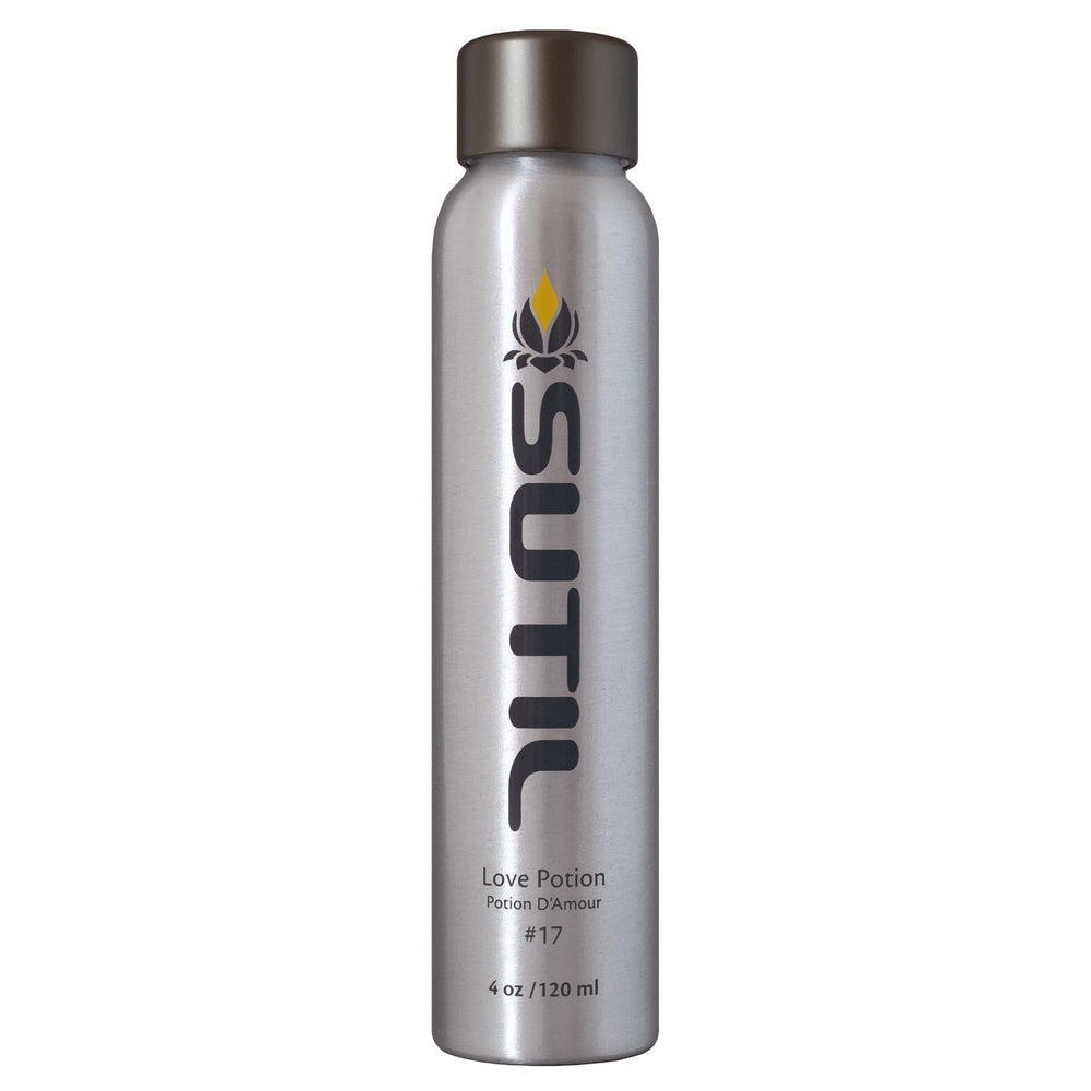 SUTIL Love Potion 17 bottle ready for intimate massage experiences.