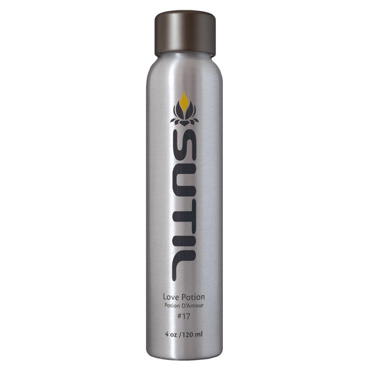 SUTIL Love Potion 17 bottle ready for intimate massage experiences.