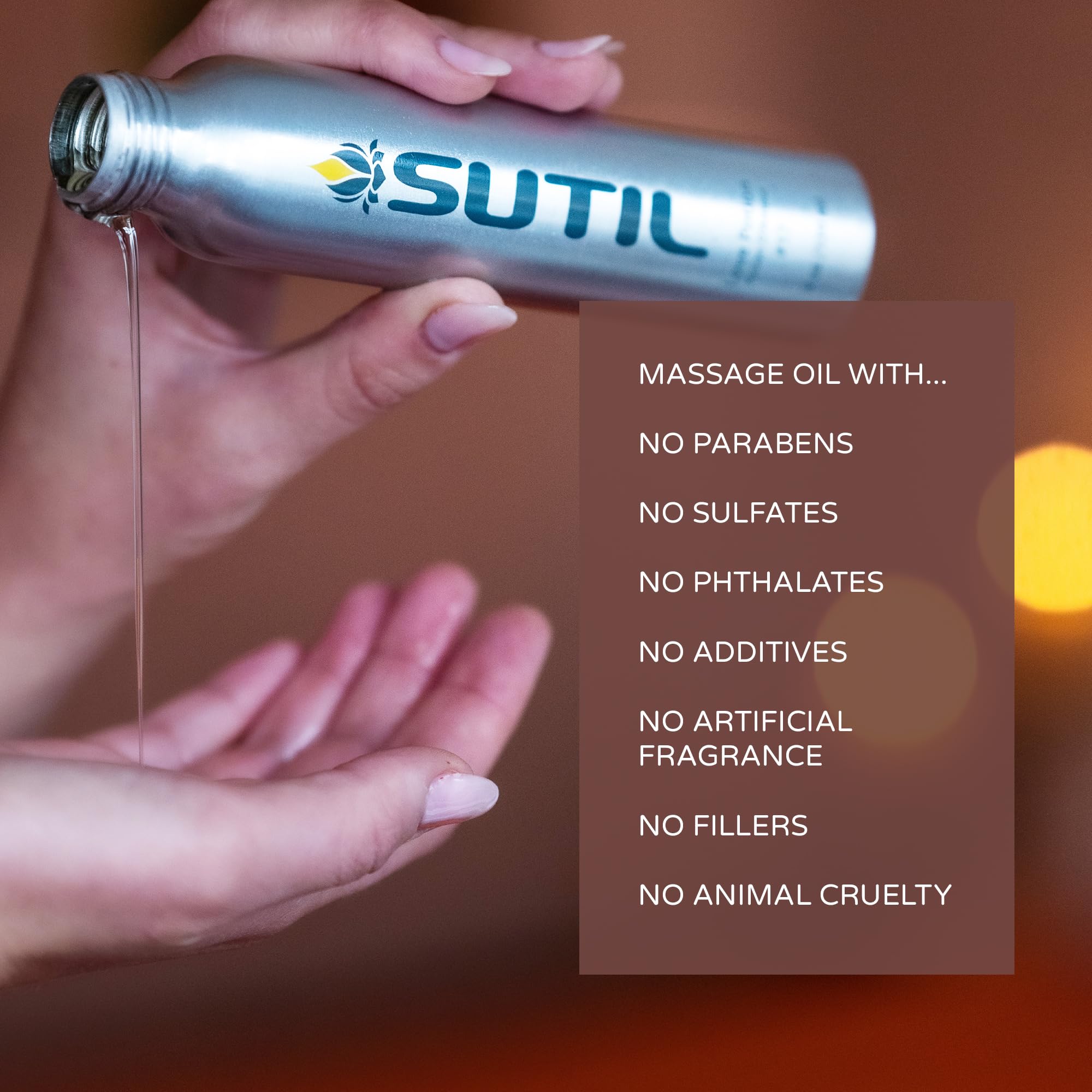 SUTIL Love Potion 17 with ylang-ylang ingredient highlighted for mood lift.