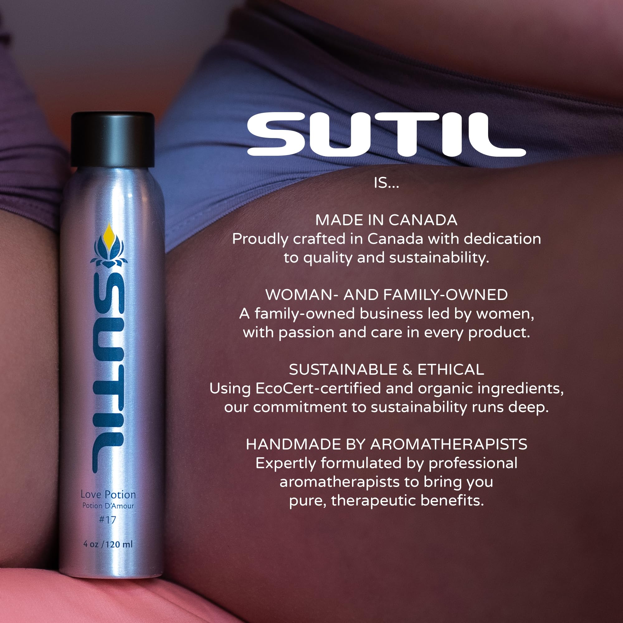 SUTIL Love Potion 23 packaging display showcases luxurious gift appeal