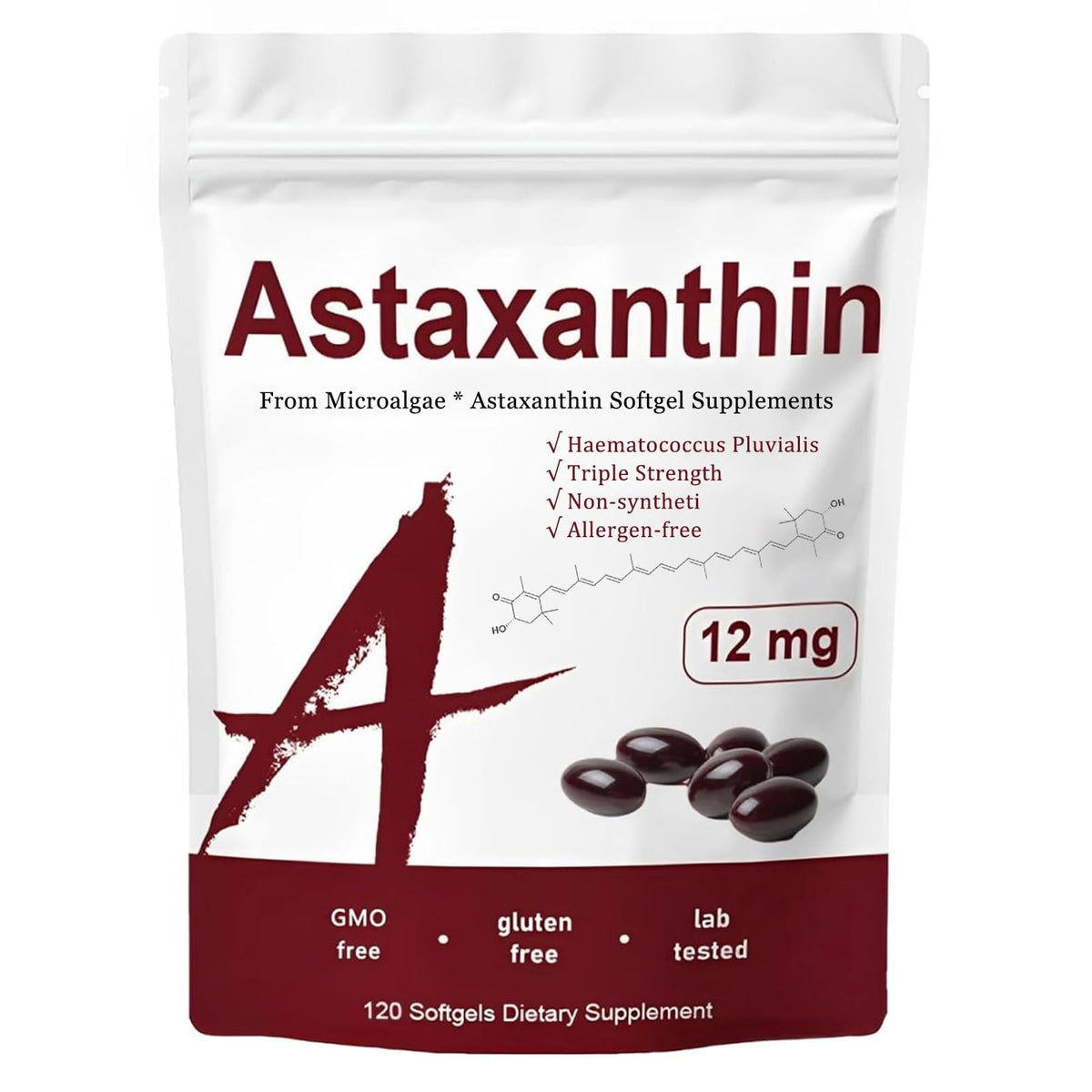 SUUDUUL Belano Astaxanthin bottle for antioxidant support and skin vitality