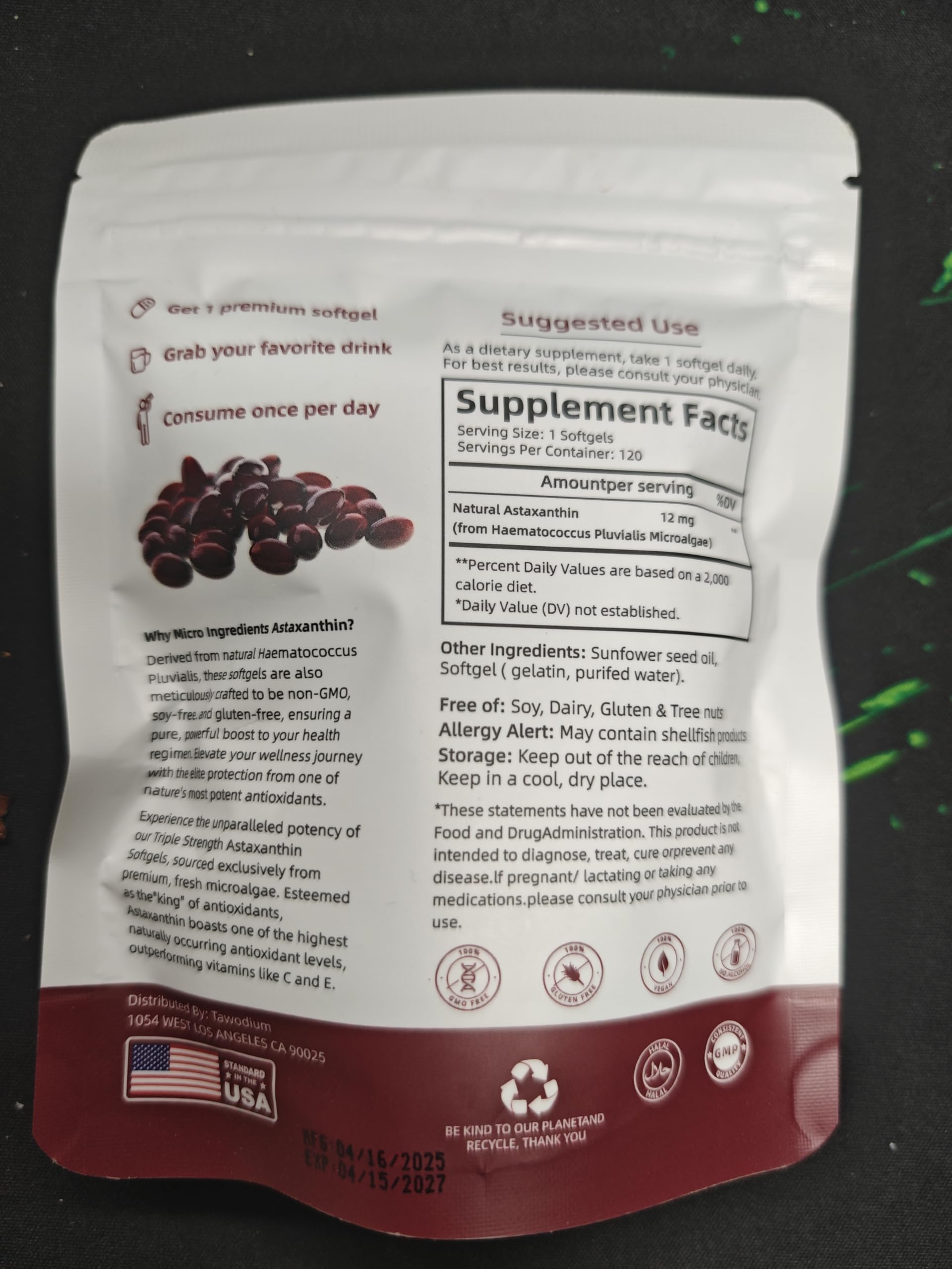 Women-focused wellness visuals featuring Belano Astaxanthin daily routine