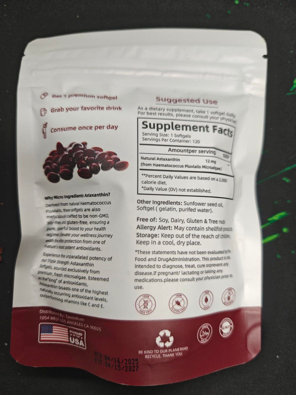 Women-focused wellness visuals featuring Belano Astaxanthin daily routine