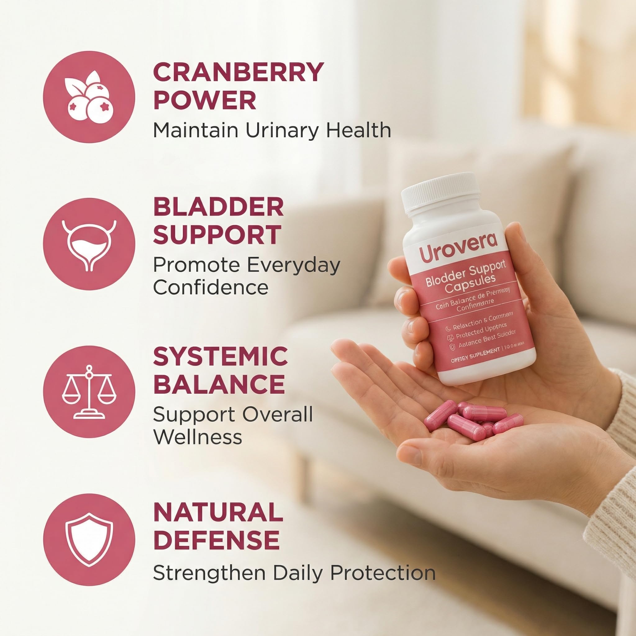 SUUDUUL Urovera pumpkin seed oil visual supports bladder tone.