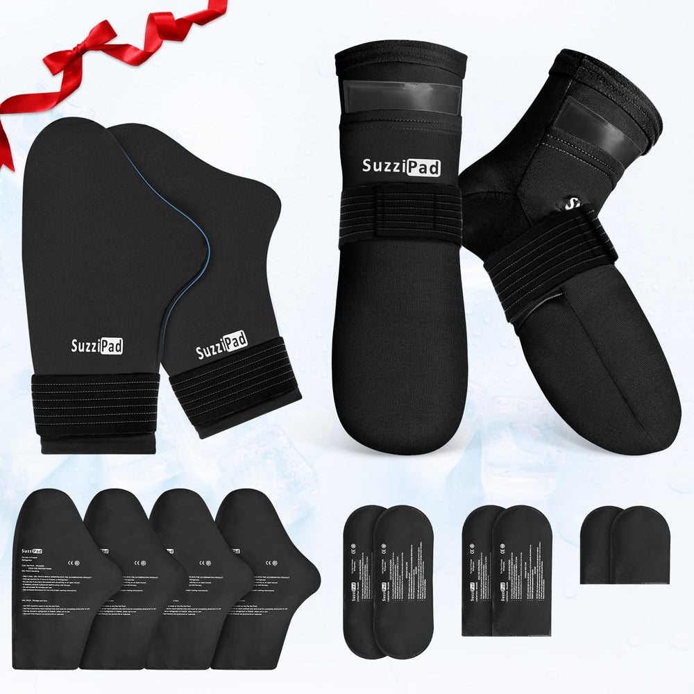 SuzziPad cold therapy socks for targeted foot cooling during chemo sessions