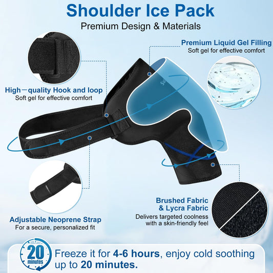 SUZZIPAD detachable gel pack for easy, reusable cooling sessions after workouts.