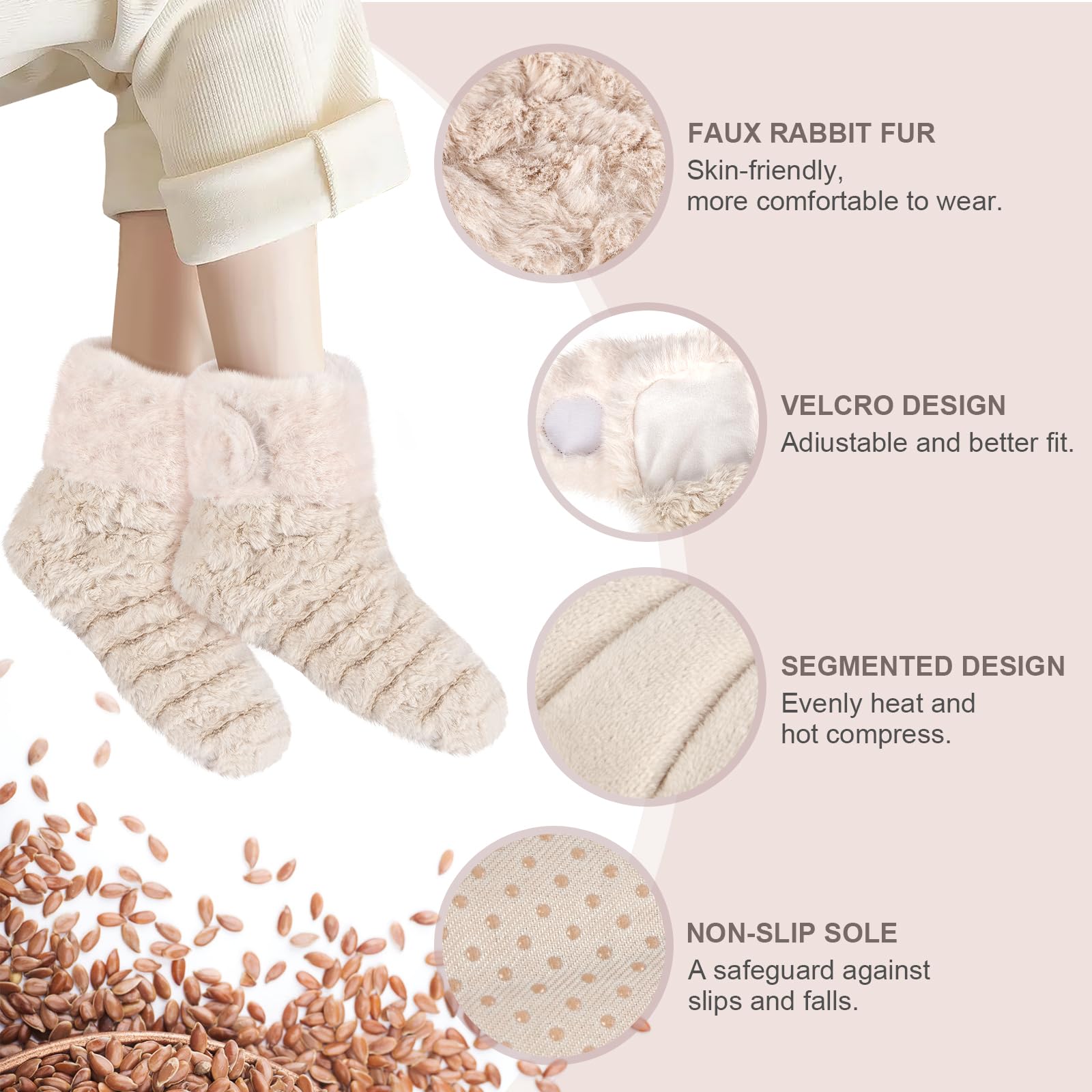 Suzzipad heat-segmented design ensures even warmth across feet