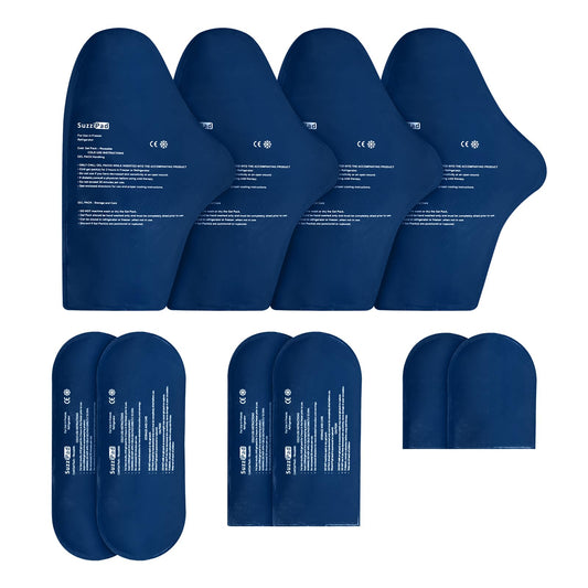 SuzziPad L-size hand gel packs for targeted cooling and comfort.