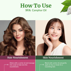 SVA Camphor Oil for aromatherapy and room refreshing