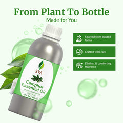 Camphor oil for body massage blended with carrier oils