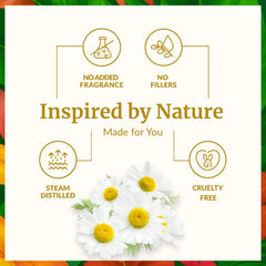 SVA Chamomile Oil added to skincare for gentle nourishment.